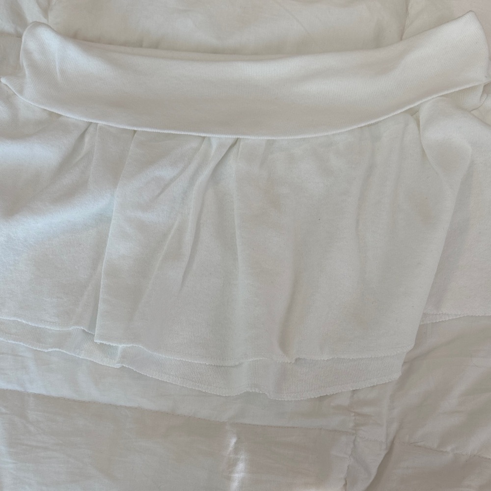Miami Style White Womens Swim Coverup Skirt S/M